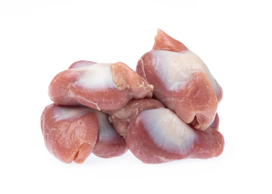 Frische Hühnermägen