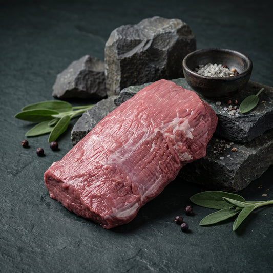 Frisches Rind Weißes Scherzel